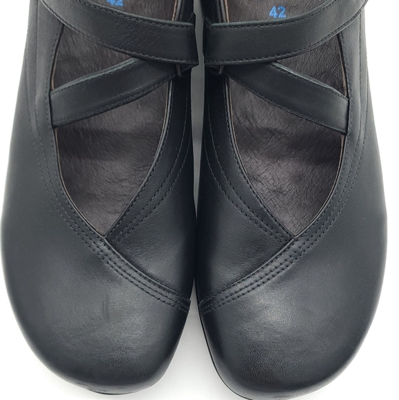 Wolky Womens Passion Mary Jane Shoe Size 11 EU 42 Smooth Black Leather Comfort - Picture 7 of 9